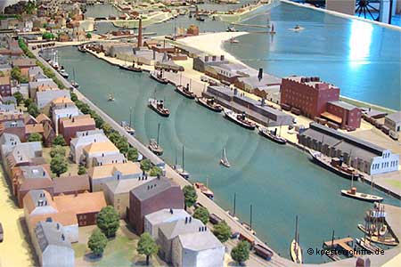 K&ouml;ster-Modell Fischereihafen Weserm&uuml;nde/Geestem&uuml;nde - Alte Hafen/Bremerhavener Fischereihafen  (Foto2)