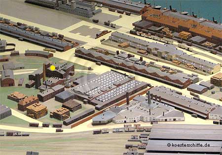 K&ouml;ster-Modell Fischereihafen Weserm&uuml;nde/Geestem&uuml;nde - Fischmehlfabrik "Unterweser", Fuhrmann & Co (Foto2)