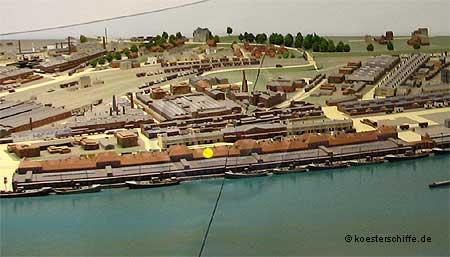 K&ouml;ster-Modell Fischereihafen Weserm&uuml;nde/Geestem&uuml;nde - Halle X (Foto2)