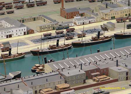 K&ouml;ster-Modell Fischereihafen Weserm&uuml;nde/Geestem&uuml;nde - Kohlenkai  (Foto1)