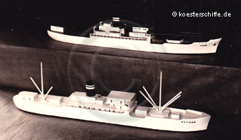 K&uuml;hlschiff Python, K&ouml;ster-Modell und Van Ryper Modell